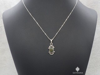 PA634 Pendentif Argent Massif Labradorite