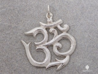 PA529 Pendentif Argent Massif Om