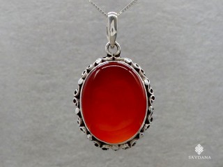 PA512 Pendentif Argent Massif Onyx