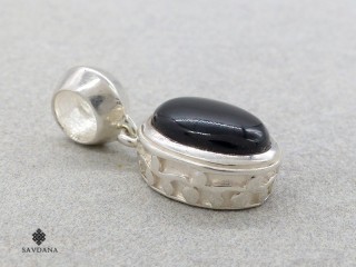 PA534 Pendentif Argent Massif Onyx