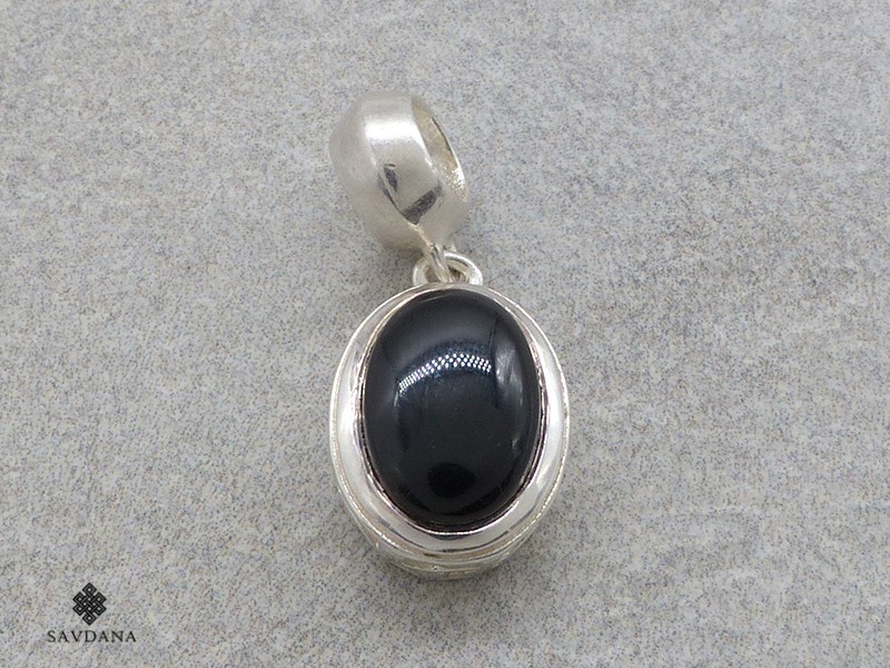 PA534 Pendentif Argent Massif Onyx