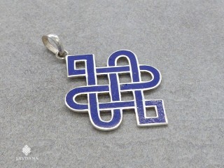 PA545 Pendentif Argent Massif Noeud sans Fin