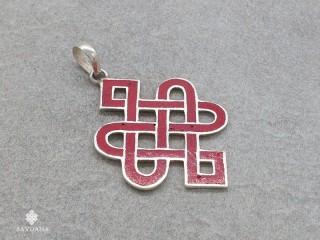PA546 Pendentif Argent Massif Noeud sans Fin