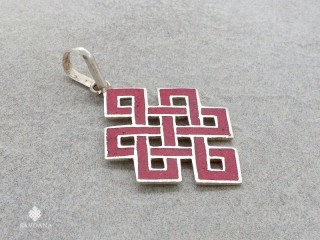 PA550 Pendentif Argent Massif Noeud sans Fin