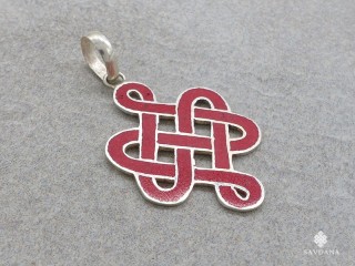 PA551 Pendentif Argent Massif Noeud sans Fin