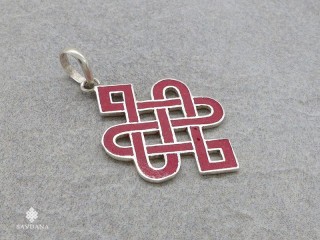 PA552 Pendentif Argent Massif Noeud sans Fin