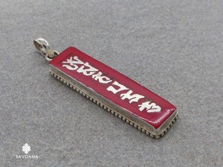 PA453 Pendentif Argent Massif Mantra