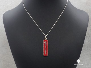 PA453 Pendentif Argent Massif Mantra
