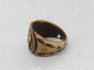 BO24 Bague Tibétaine Os de Buffle