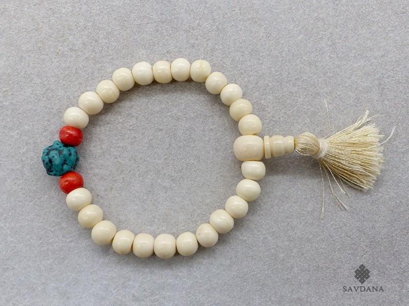BrMala33 Bracelet Mala Os de Buffle