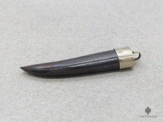 P77 Pendentif Tibétain Corne de Yak