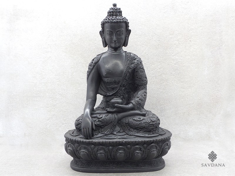 St45 Statue Bouddha Dragon