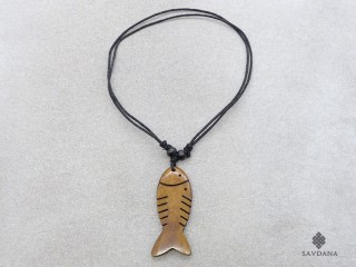 CD207 Collier Tibétain Poisson