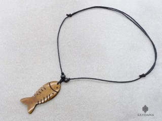 CD207 Collier Tibétain Poisson