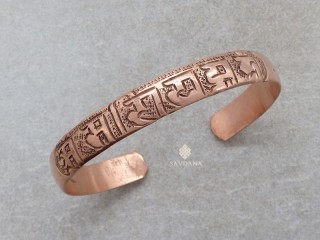 BrD167 Bracelet Tibétain Cuivre Mantra