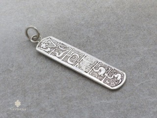 PA124 Pendentif Argent Massif Mantra