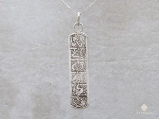 PA124 Pendentif Argent Massif Mantra