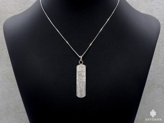 PA124 Pendentif Argent Massif Mantra