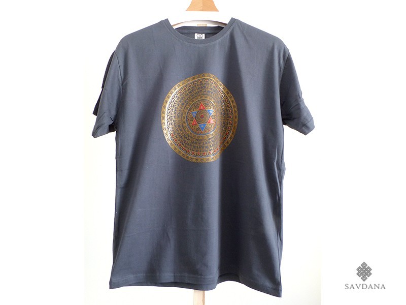 TSrt81 T-Shirt Mandala Mantra