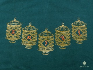 TSrt79 T-Shirt Roue à Prières Mantra