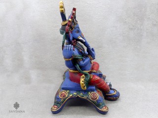 St59 Statue Ganesh Signes Auspicieux du Bouddhisme Astamangala