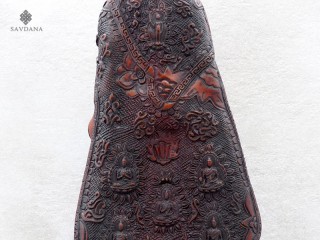 St19 Statue Bouddha, Astamangala, Signes Auspicieux du bouddhisme