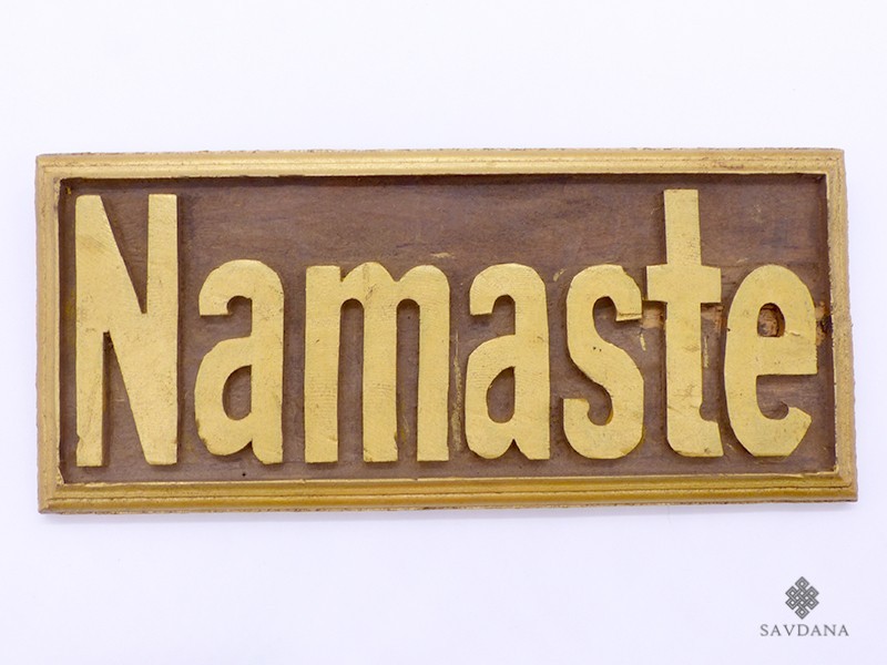 Div55. Panneau en Bois NAMASTE