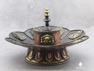 BE43 Brûle-Encens Bougeoir Bouddha