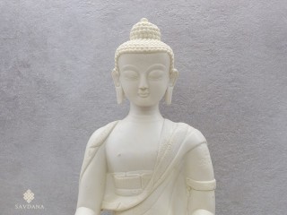 St62 Statue Bouddha Astamangala Signes Auspicieux du Bouddhisme