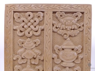 CTT46 Coffret Tibétain Signes Auspicieux du Bouddhisme