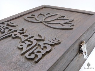 CTT49 Coffret Tibétain Mantra Fleur de Lotus