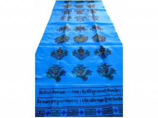 K06 Khata Tibétaine Mantra Astamangala