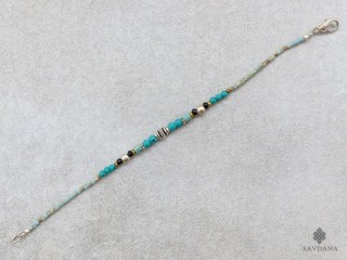BrD407 Bracelet Tibétain 18,5 cm