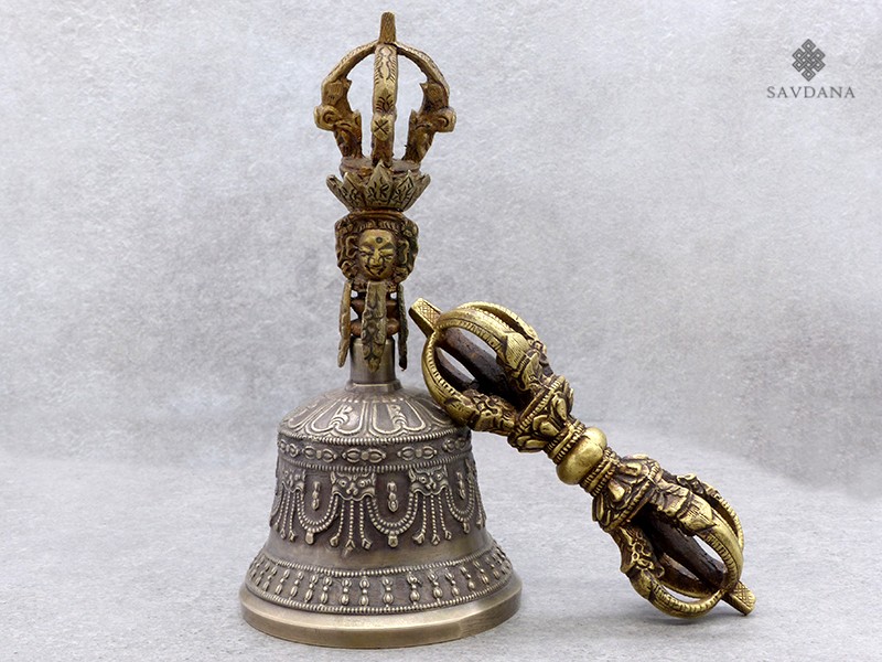 Sac De Rangement Pour Cloche Vajra, Motif Népalais Délicat, Dimensions 17x14x1cm, Protection Anti-rayures, Transport Facile - 7