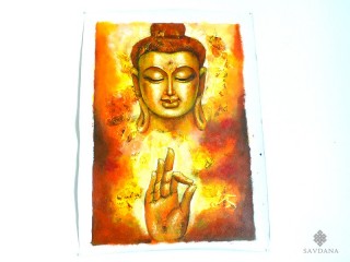 PNT05 Peinture Tibétaine Bouddha 