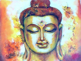 PNT05 Peinture Tibétaine Bouddha 