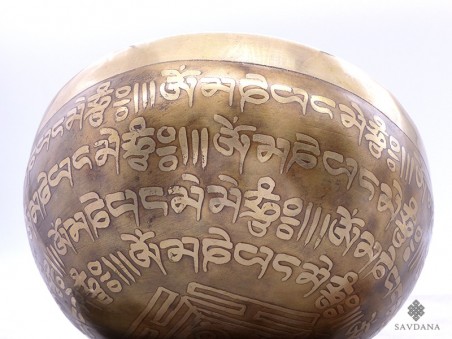BC108 Bol Chantant Tibétain Mantra Noeud Sans Fin
