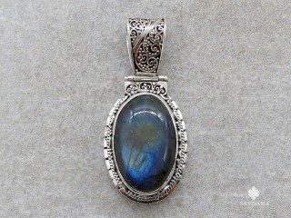 PA643 Pendentif Argent Massif Labradorite