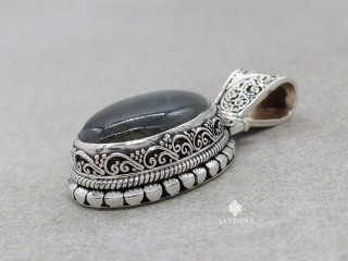 PA643 Pendentif Argent Massif Labradorite