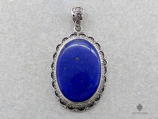 PA656 Pendentif Argent Massif Lapis Lazuli