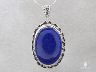 PA656 Pendentif Argent Massif Lapis Lazuli