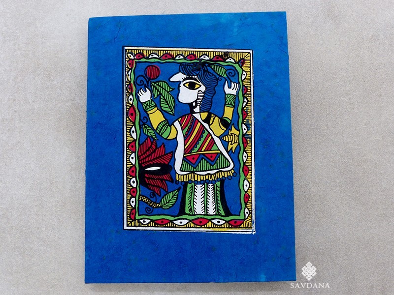 CrA147 Carnet Artisanal Népalais Art Mithila