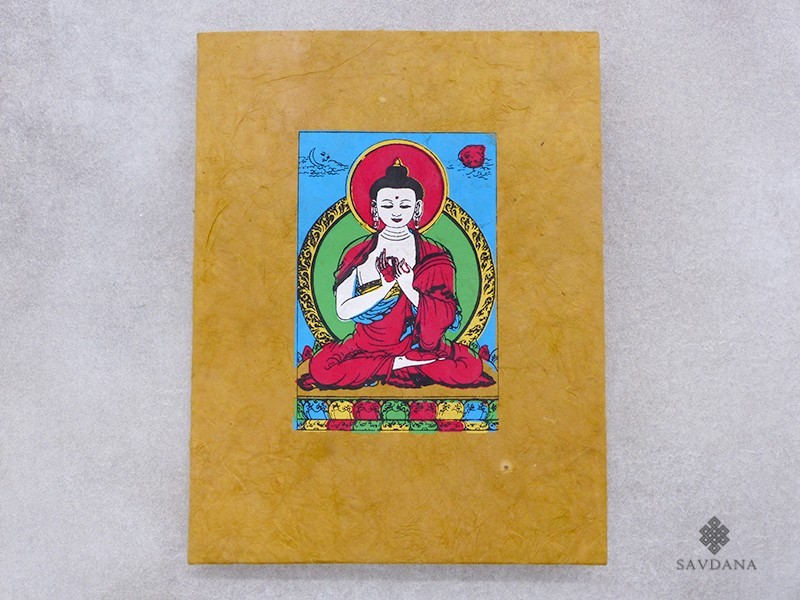 CrA221 Carnet Artisanal Népalais Bouddha