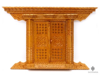 Div99 Porte Népalaise Traditionnelle