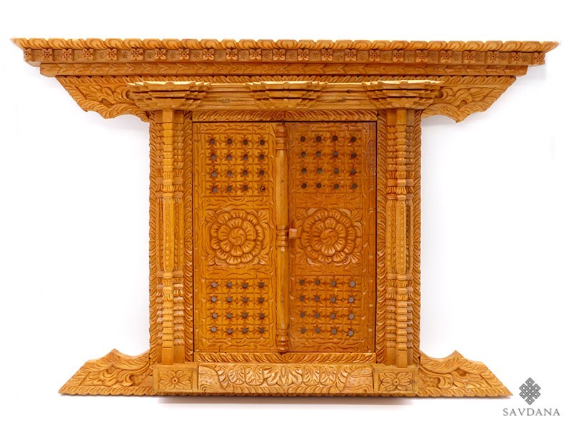 Div99 Porte Népalaise Traditionnelle
