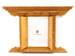 Div99 Porte Népalaise Traditionnelle