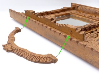 Mir12 Miroir Fenêtre Népalaise