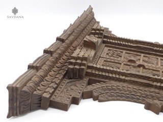 Div96 Porte Népalaise Traditionnelle Astamangala