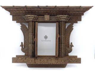 Div96 Porte Népalaise Traditionnelle Astamangala