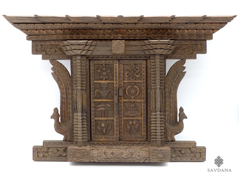 BTC23 Porte-Clés Porte Népalaise Astamangala